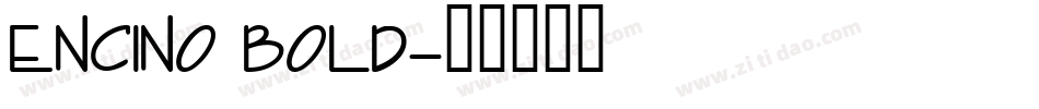 Encino Bold字体转换